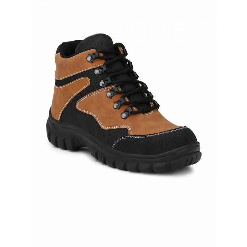 Wave Walk WW-28 Steel Toe Safety Shoes, Size: 10