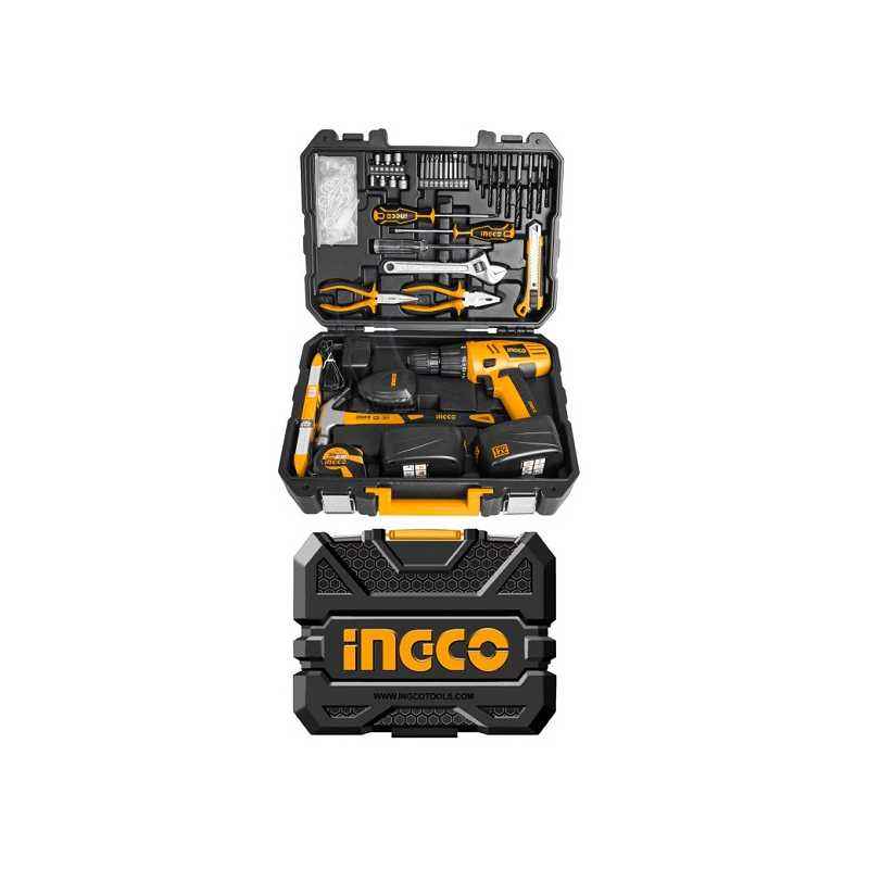 Ingco 99 Pieces Cordless Drill Kit, HKTHP10991