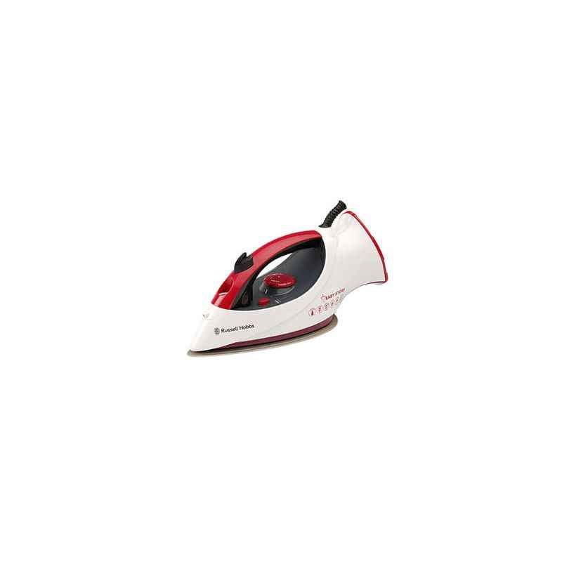 Russell Hobbs 2200W White & Red Steam Iron, RES 2200