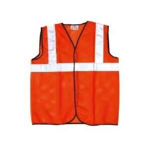 Prima 2 Inch Reflector Net Orange Safety Jacket, PSJ-04