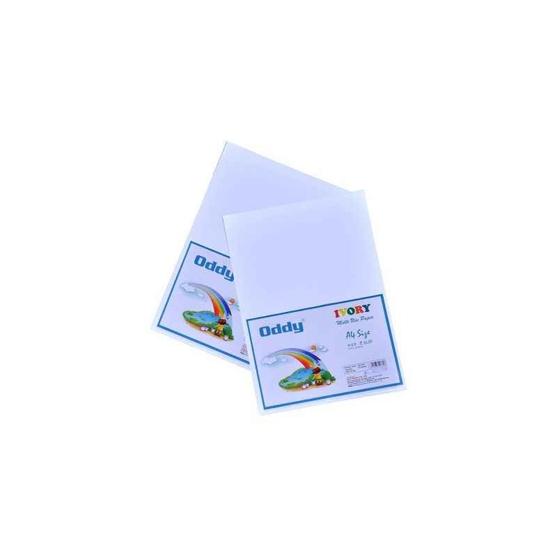 Oddy A4 White Color Ivory Sheets, IS210A4-25 (Pack of 20)