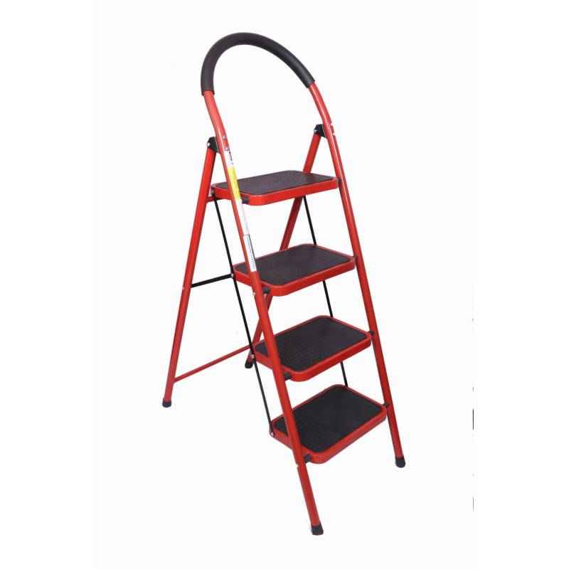 Champion Ladders 4 Step Red Steel Ladder