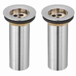 Kamal WCL-0466-S2 5 inch Wall Mount Long Waste Coupling Flange Faucet (Pack of 2)