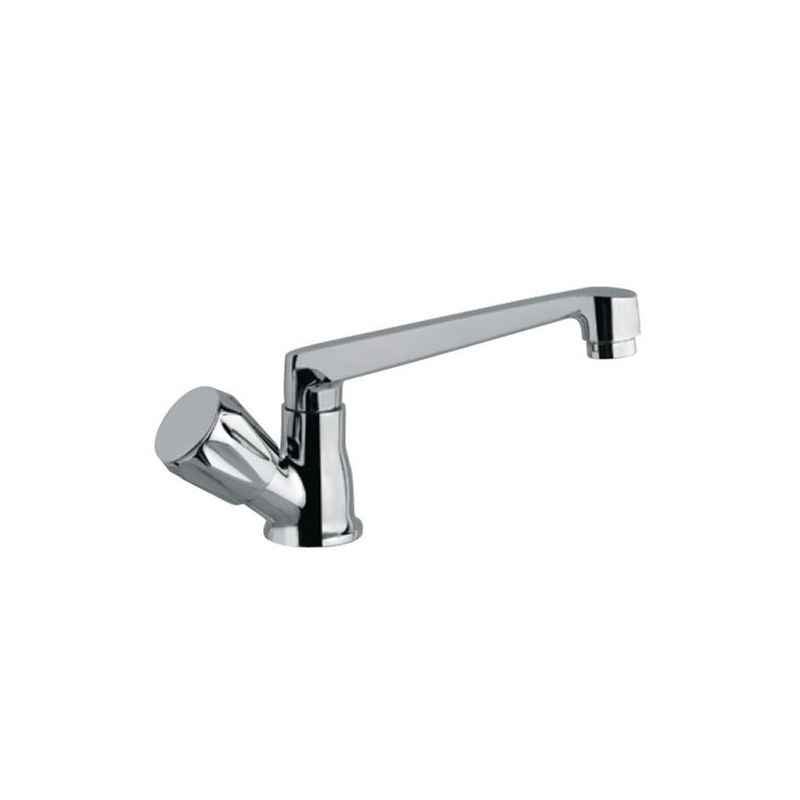 Jaquar Continental 1/2 inch Chrome Finish Kitchen Sink Cock, CON-349KN