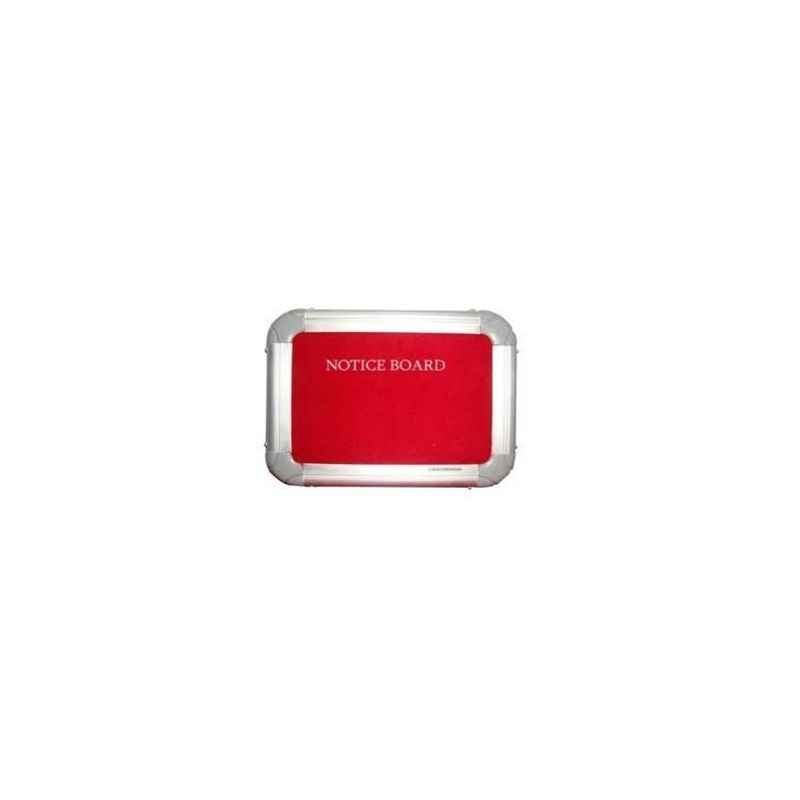 Asian 900x1200 mm Notice Board, Colour: Red