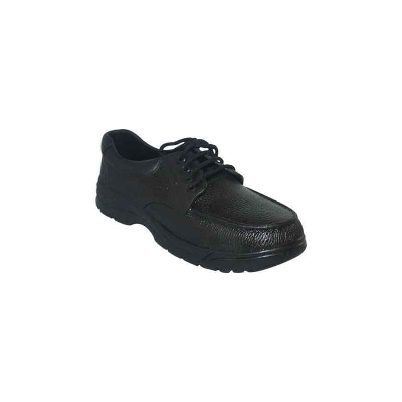 Bata Industrials PVC/LC Steel Toe Black Safety Shoes, Size: 6