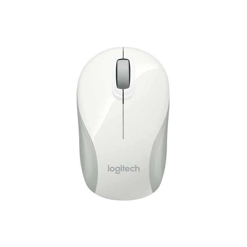 Logitech M187 White Wireless Mini Mouse