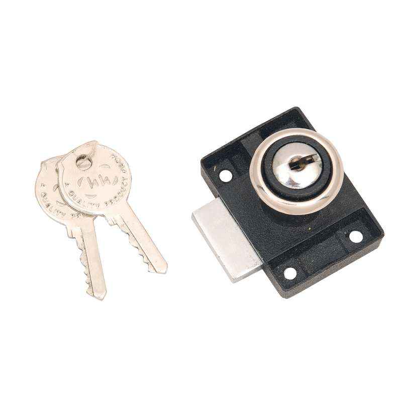 Smart Shophar 25mm Black Silver Epigone Lock & 2 Keys, 54205-MPLE-BG25