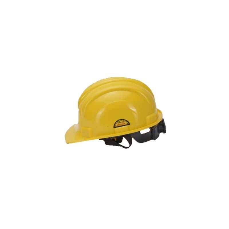 Volman Yellow Ratchet Safety Helmet