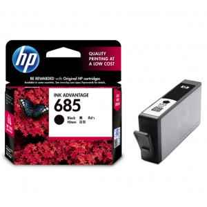 HP 685 Black Original Ink Advantage Cartridge, CZ121AA