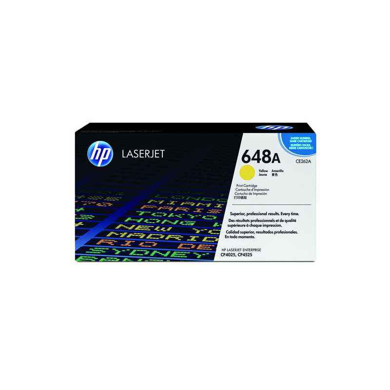 HP 5T Yellow LaserJet Print Cartridge, CE262A