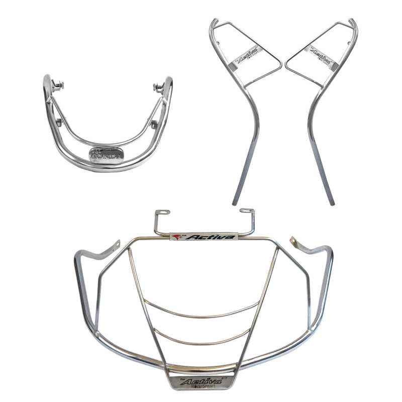 Buy Ride Smart Stainless Steel Safety Guard Set for Honda Activa