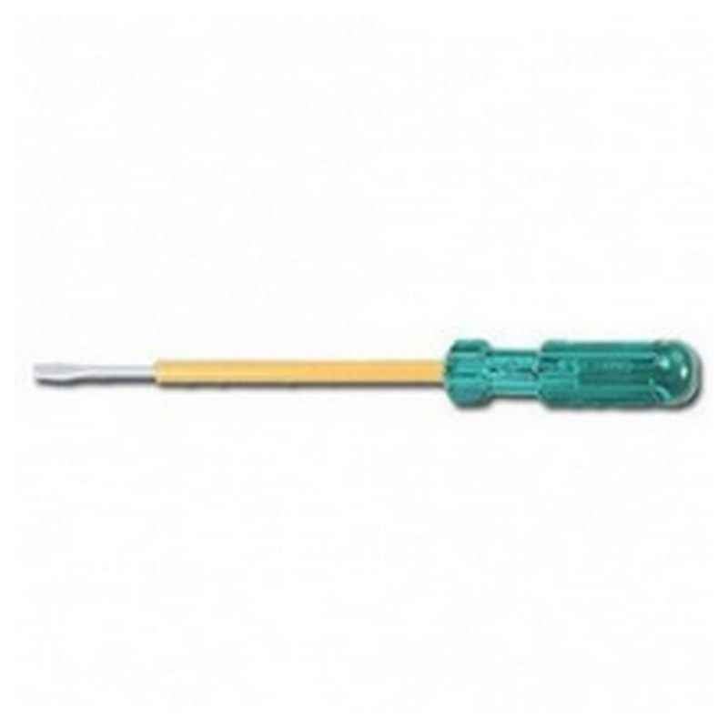 Ajay Screw Drivers Tester-with Neon Bulb, Green Handle (Pack of 20) Length: 125mm