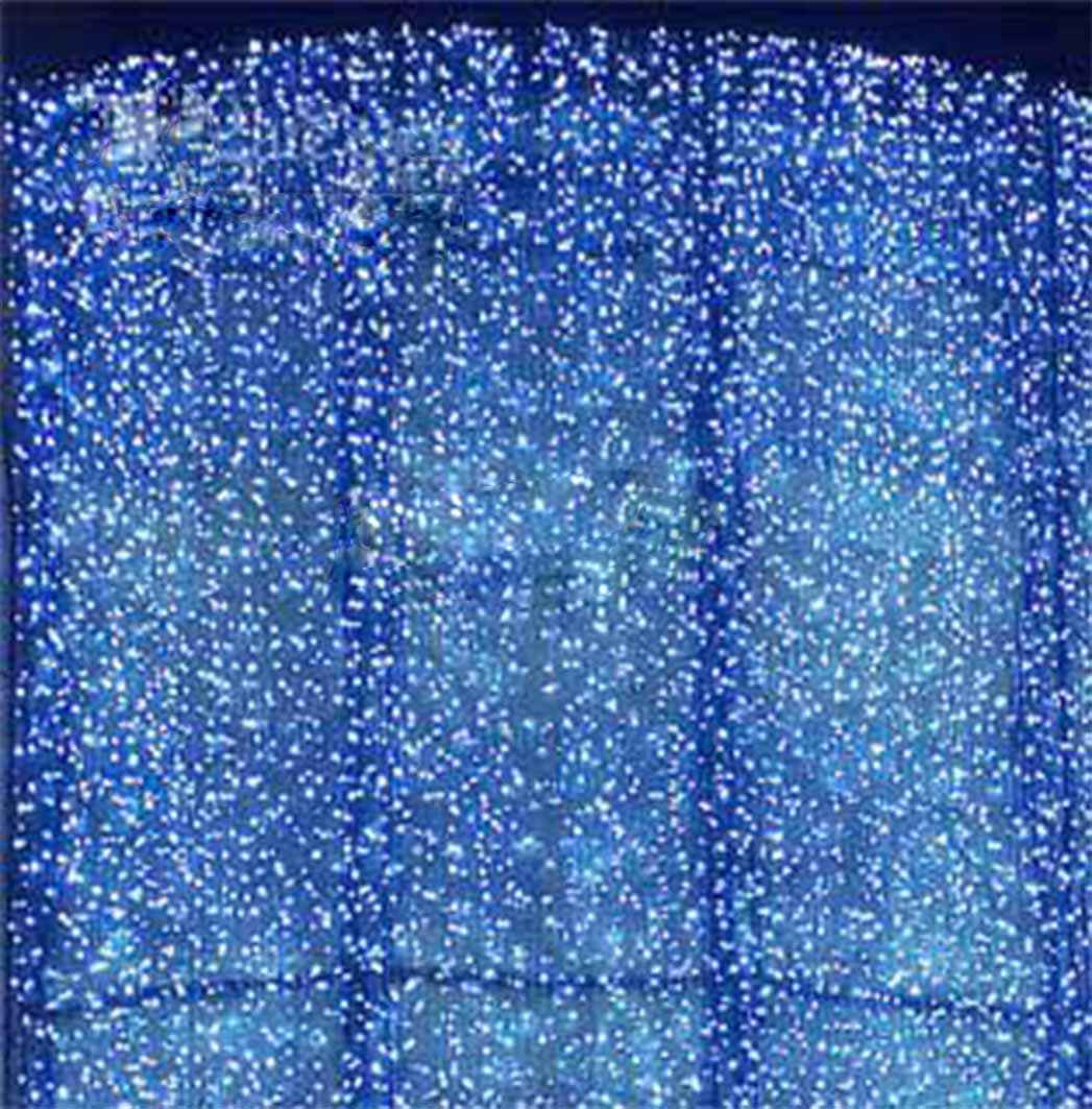 blue and white diwali light