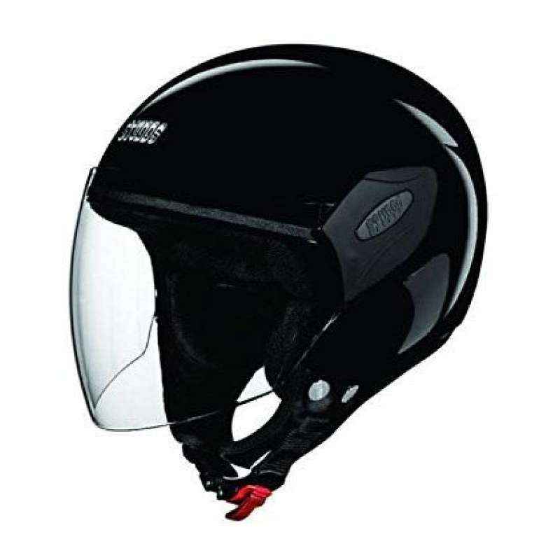 Studds FEMM Super 540 Motorbike Black Open Face Helmet, Size: XS