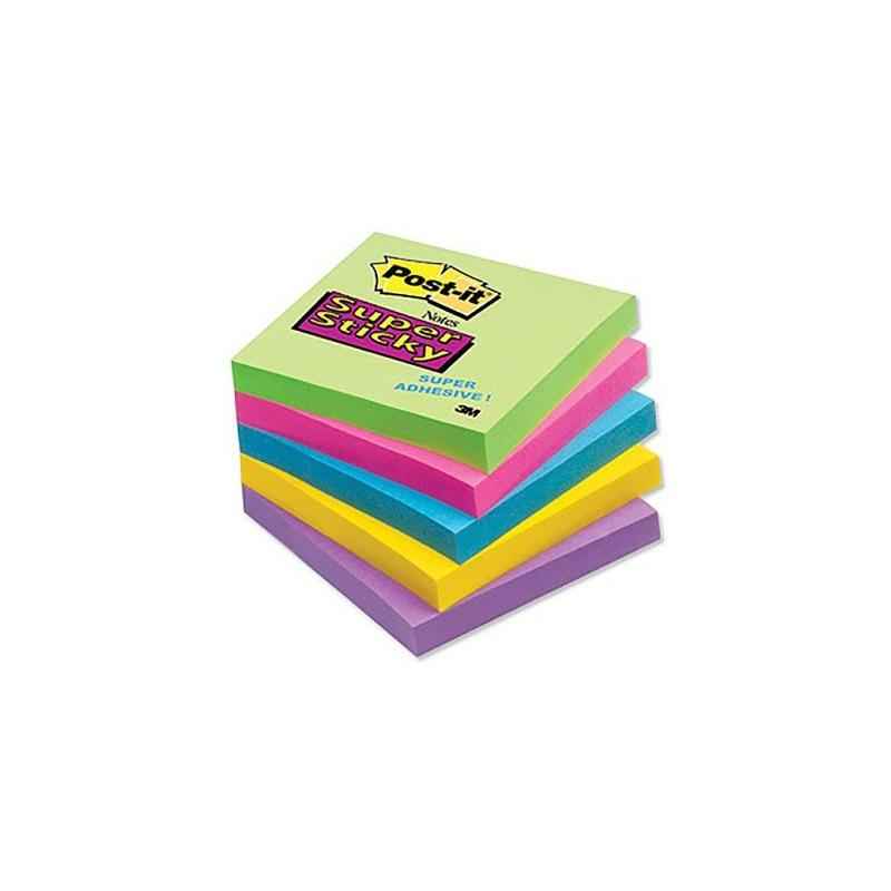 3M Assorted Post-it Sticky Notepad, 5x3 inch