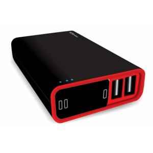 Portronics Charge II Plus 10000mAh Black Compact Power Bank, POR 386