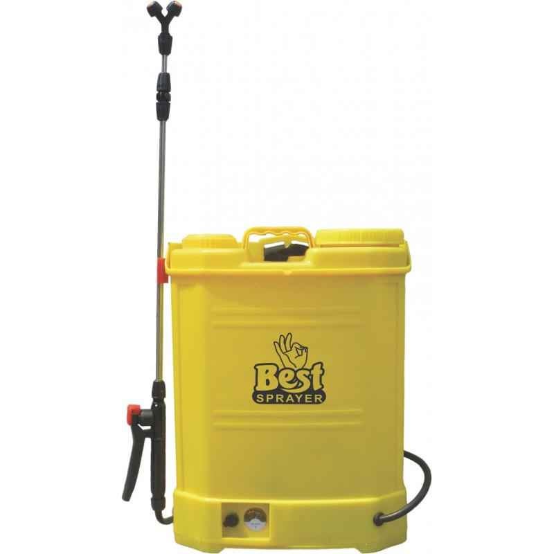Best Sprayer BS-12 Yellow Battery Garden Sprayer, Capacity: 16 L