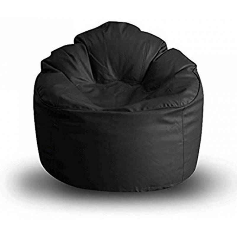 Akhilesh Dark Grey Bean Bag/Mudda Chair Cover, Size: XXL
