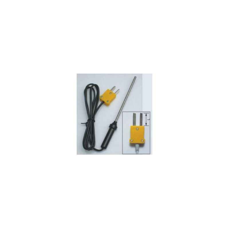 Vartech T/C ROD Type Temperature Probe with Yellow Plug, TP-01 R