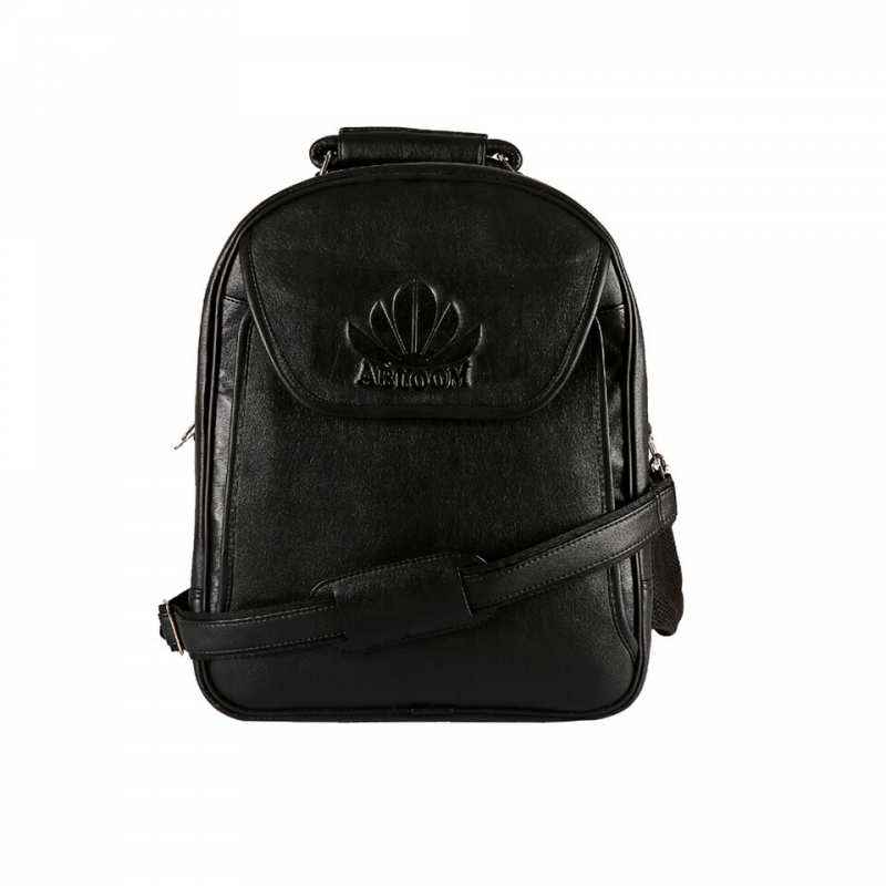 Abloom 1525 Black Synthetic Leather Laptop Bag