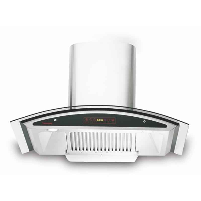 Butterfly 90cm Curve Electric Chimney, Power: 180 W