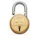 Godrej Navtal 7 Levers Brass Padlock (3 Keys), 3292