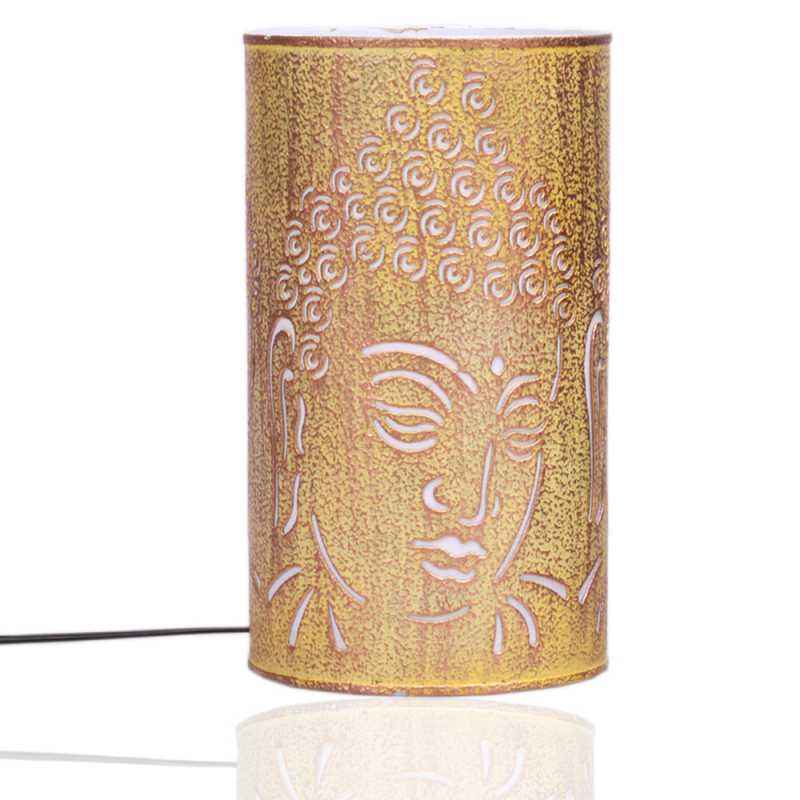 Height of Design Golden & Yellow Buddha Lamp, HODTL96