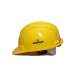 Karam Yellow Plastic Cradle Ratchet Type Safety Helmet, PN-521 (Pack of 10)