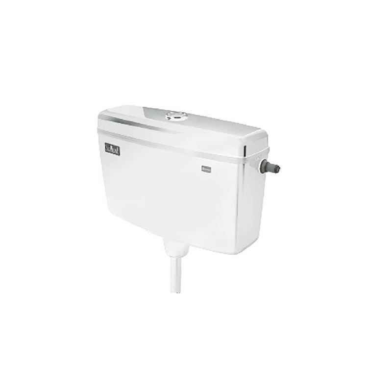 Parryware Slimline Dual Flush Plastic Cistern, E8109 Economy, Colour: Bright