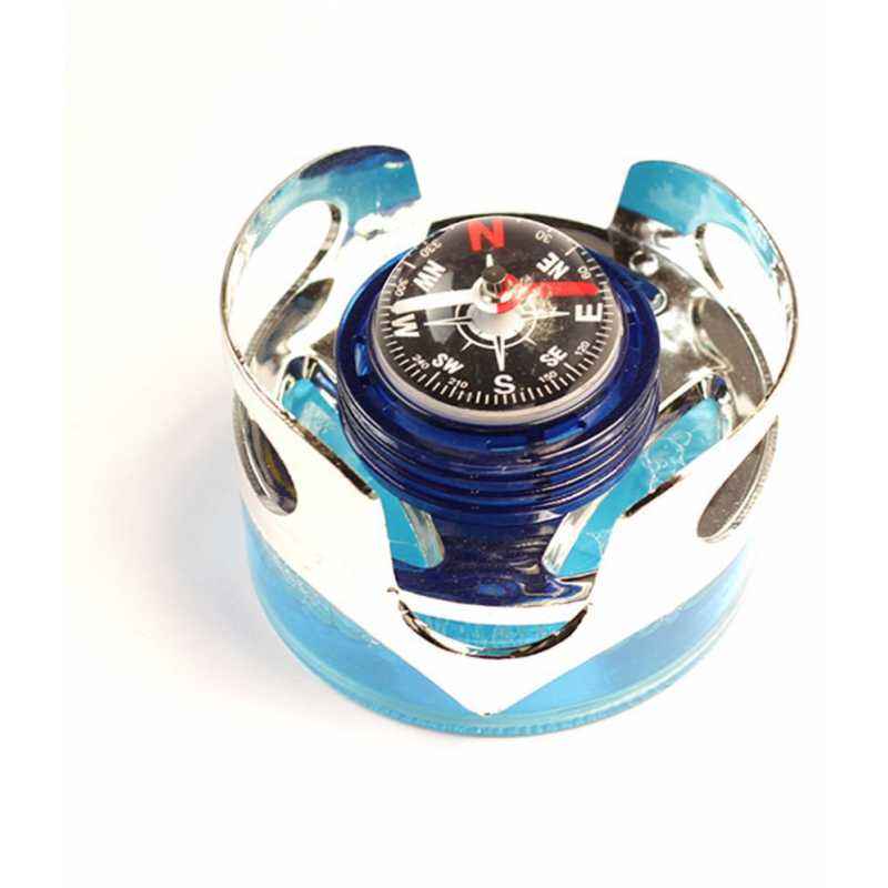Skycandle Compass Shaped Light Blue Car Air Freshener