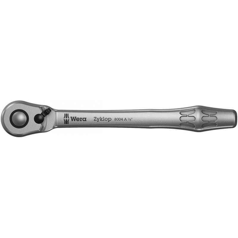 Wera 1/4Inch Zyklop Metal Ratchet with Switch lever, 5004004001