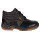 Hillson Workout High Ankle Steel Toe Black Work Safety Shoes, Size: 7