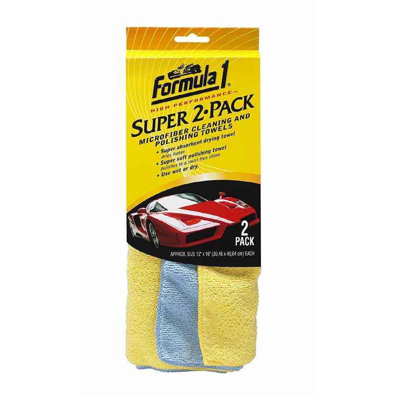 Formula 1 Super Microfiber Cloth, 625059 (Pack of 2)