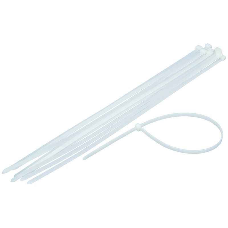 Superdeal SD651 White 100mm Cable Tie (Pack of 200)