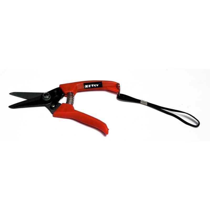 Ketsy 579 Gardening Pruning Shear With 8 Inch Heat Treated Blade and Comfortable Grip Handle
