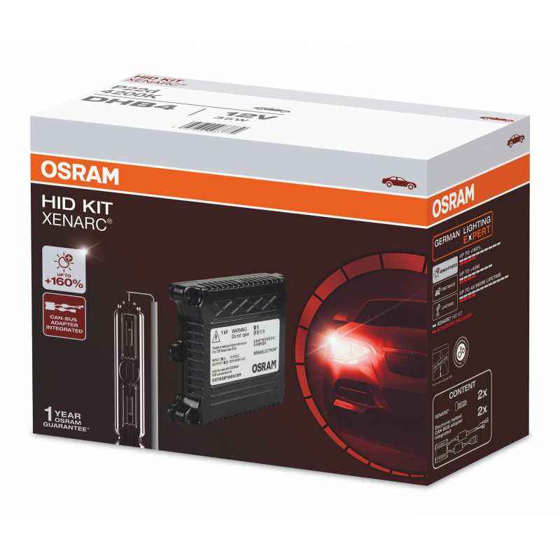 Osram DHB4 Xenon 4200K EECO HID Conversation Kit (12V, 35W)