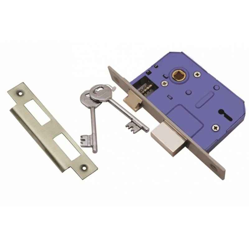 Atom Armour-2 6 Lever Finish Mortise Lock with 2 Keys