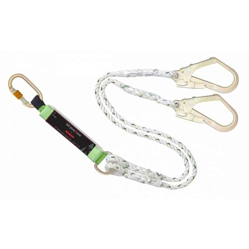 Karam 1.8m Twisted Safety Rope E.A Forked Lanyard, PN 351