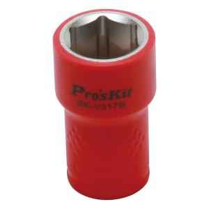 Proskit SK-V317B VDE 1000V Insulated 3/8 Inch Drive Socket 17mm