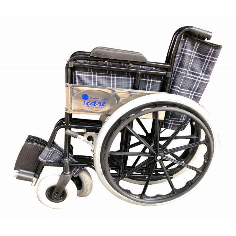 iCare Standard Foldable Economy Wheelchair with Mag Wheels