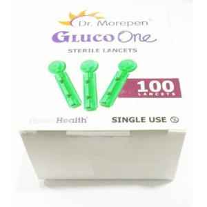 Dr Morepen Dr. Morepen SL28-100 Gluco One Sterile Lancets with 100 Pcs Lancets