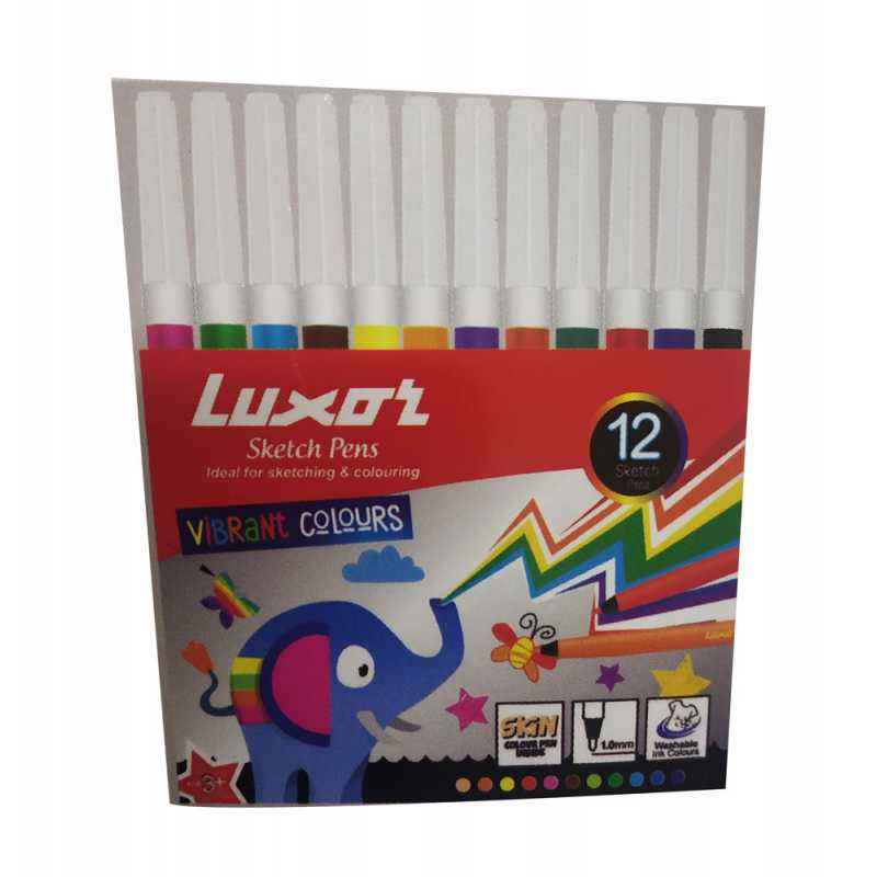 Luxor 12 Pcs Sketch Pens Set, 950