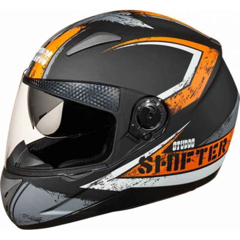 Studds Shifter D1 Motorsports Orange Full Face Helmet, Size (Large, 580 mm)