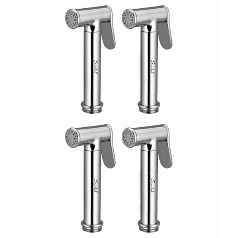 Snowbell Brass Head Chrome Plated Solo Health Faucet (Pack of 4)