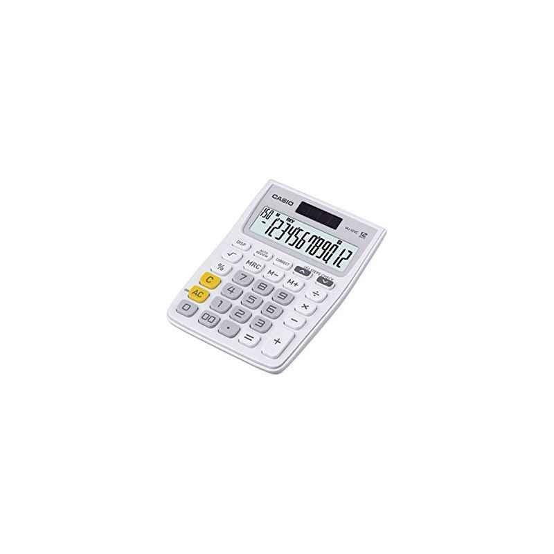 Casio MJ-12VC White Electronic Calculator