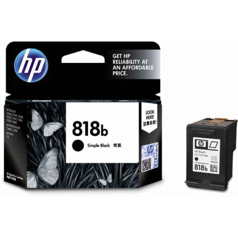 HP 818b Simple Black Ink Cartridge, CC636ZZ