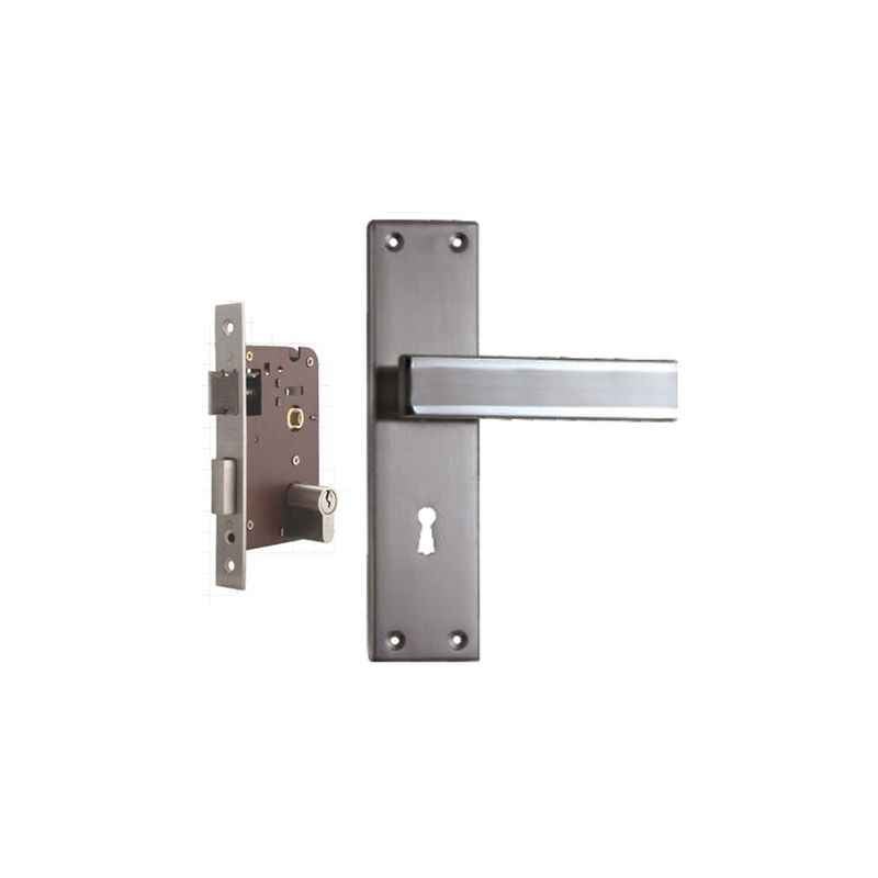 Plaza Volt Stainless Steel Finish Handle with 200mm Pin Cylinder Mortice Lock & 3 Keys