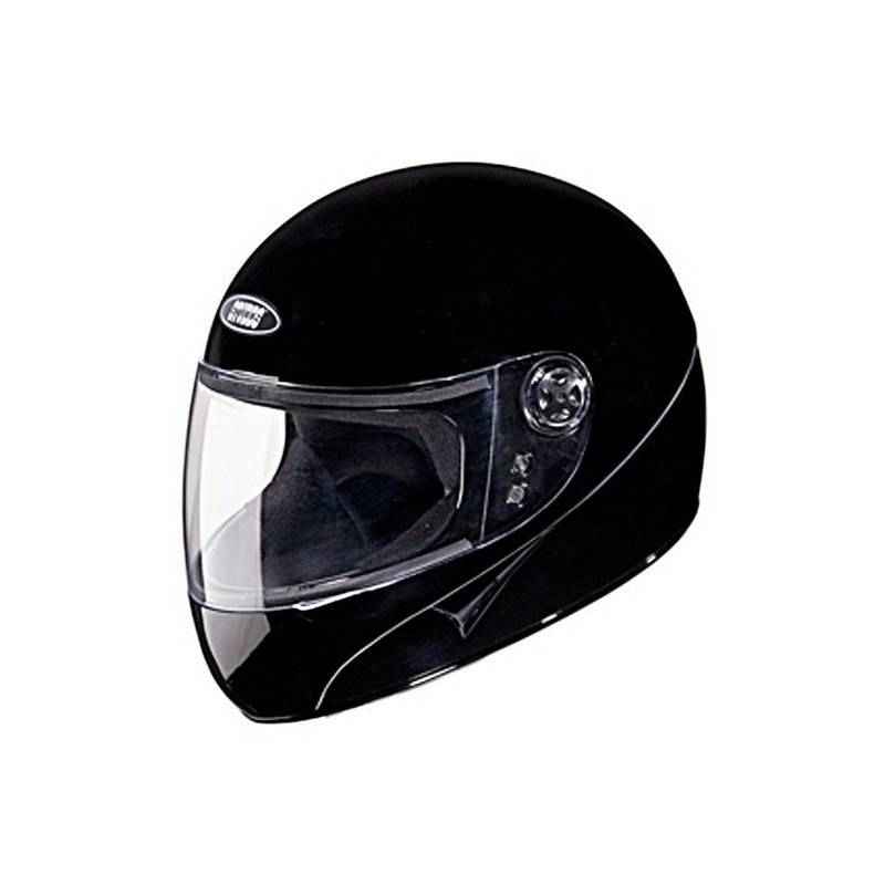 Studds Chrome Super Black Full Face Helmet, Size (Large, 580 mm)