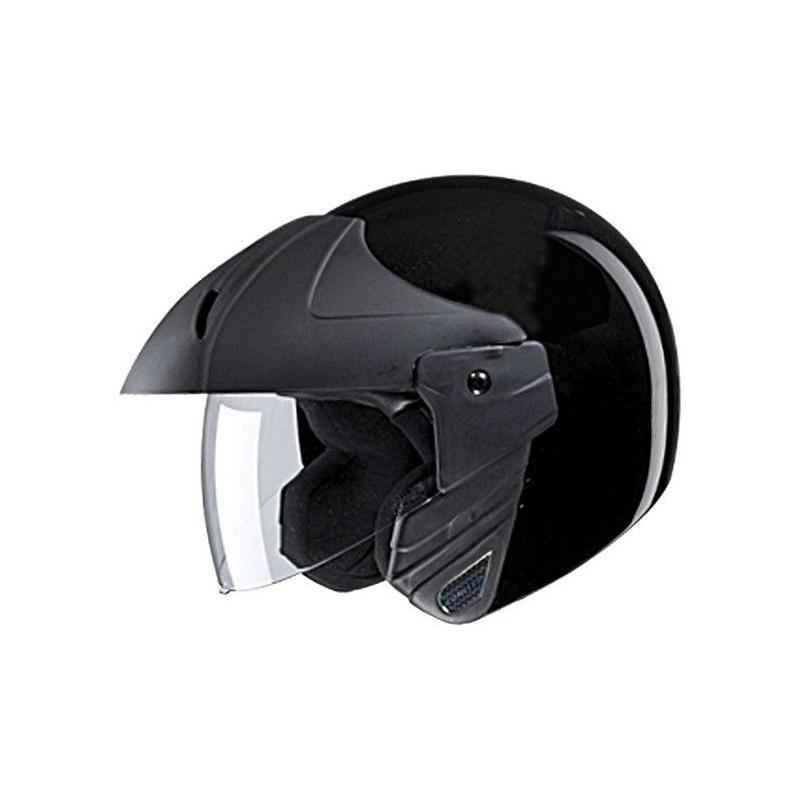 Studds Ninja Concept Black Open Face Helmet, Size: XL